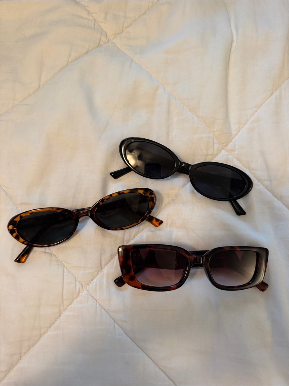 Women’s Sunglasses Trio - Black and Tortoiseshell Styles